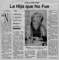 La Hija que no fue [entrevista]