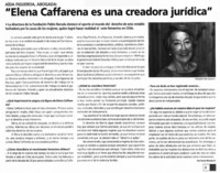 Elena Caffarena es una creadora jurídica : [entrevista]