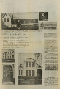 Valdivia y su arquitectura.