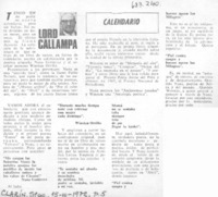 Calendario