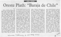 Oreste Plath, "Baraja de Chile"  [artículo] Filebo.
