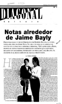 Notas alrededor de Jaime Bayly