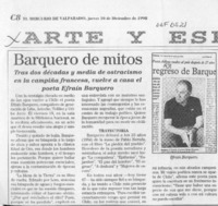 Barquero de mitos  [artículo].