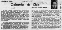 Cielografía de Chile  [artículo] Juan Gabriel Araya.