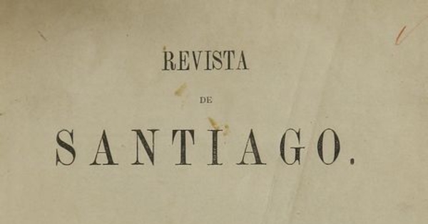 Revista de Santiago: tomo 1, 1872