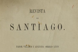 Revista de Santiago: tomo 1, 1872