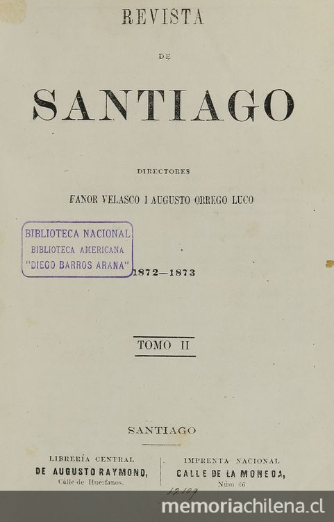 Revista de Santiago: tomo 2, 1872-1873