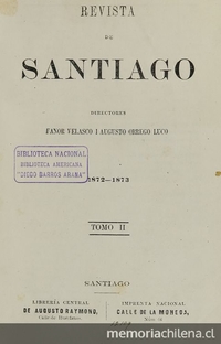 Revista de Santiago: tomo 2, 1872-1873