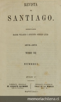 Revista de Santiago: tomo 3, 1872-1873