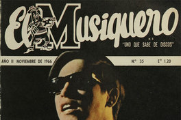 Portada de El Musiquero: número 35, noviembre de 1966