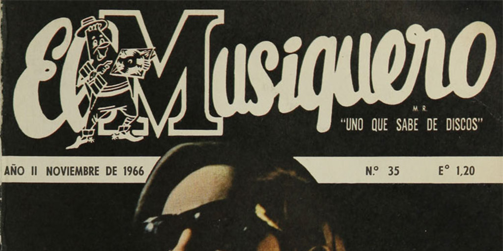 Portada de El Musiquero: número 35, noviembre de 1966