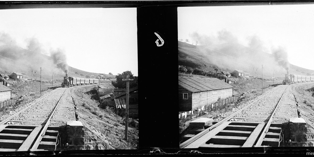 Salida del puente Cautín, Valdivia en 1906