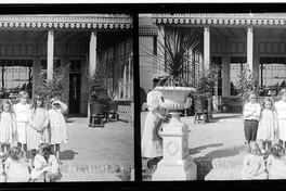 Niños en el hotel, San Vicente de Talcahuano, 1907