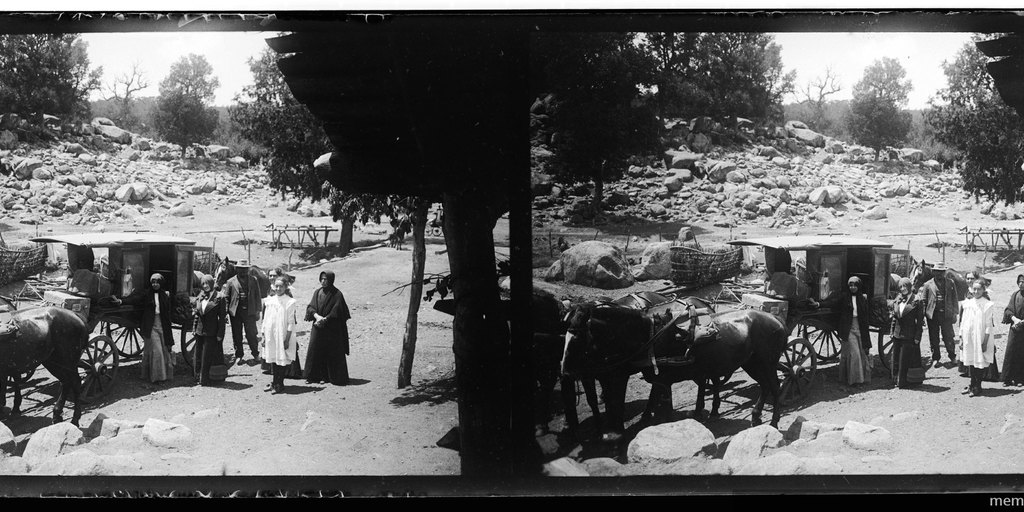 El coche de Lucila, Curanipe, enero 1912