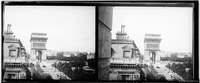 Arco de triunfo, París, Francia, septiembre, 1908