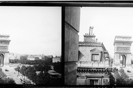 Arco de triunfo, París, Francia, septiembre, 1908