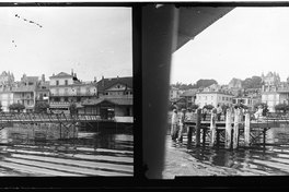 Évian-les-Bains, Francia, desde el barco, 1908