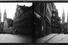 Vista de la Iglesia de St. Sebaldus, Nürnberg, Alemania, 1911