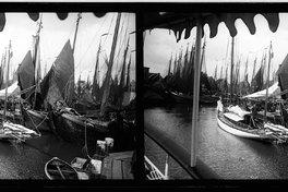 Barcos, Volendam, Holanda, septiembre, 1909