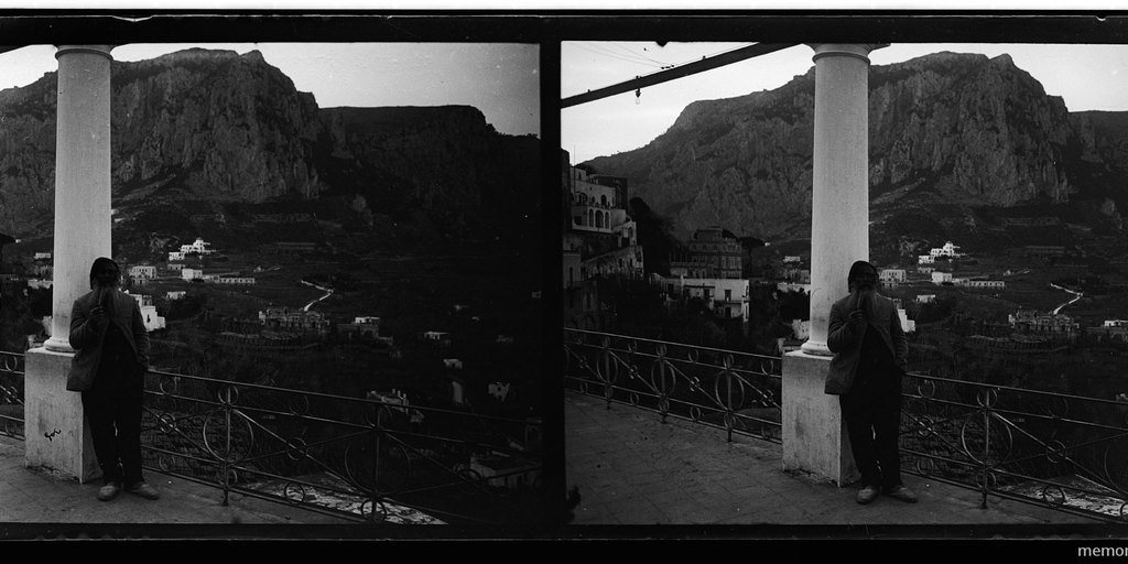 Vista de la montaña, Capri, Napoli, marzo 191?