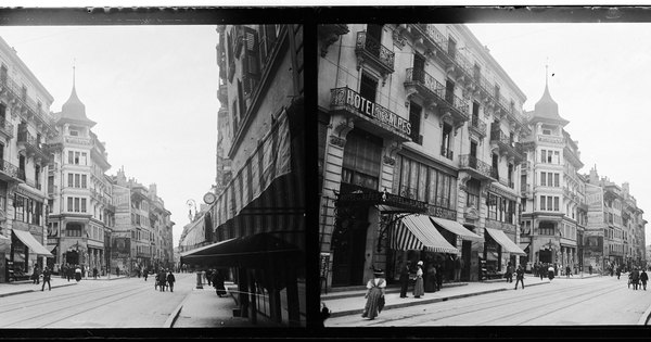 Avenue du Rhône, Ginebra, Suiza, 1908