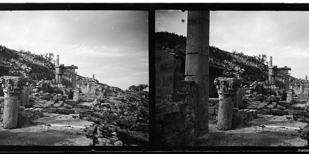 Ruinas de Solunto, Palermo, Italia, marzo, 1911