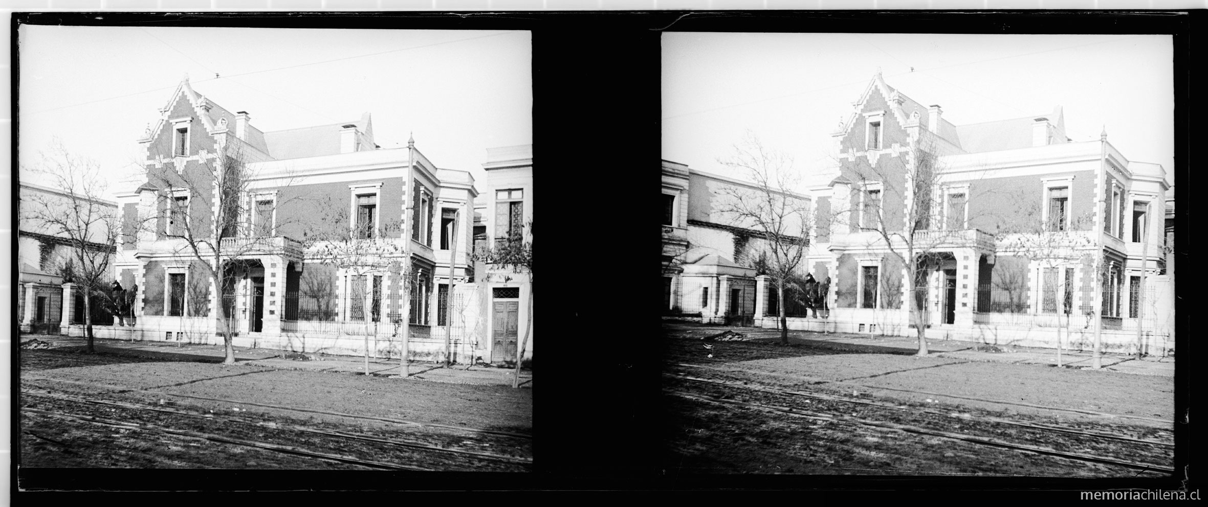 Casa de la Sra. Morla, Alameda, Santiago, 1906