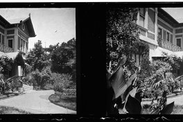 Casa de Vicuña Mackenna, desde el kiosko de entrada, 1906