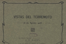 Vistas del terremoto :16 de agosto de 1906