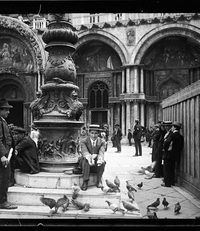 Julio Bertrand de 24 años, Venecia, Italia, 1911, Autorretrato