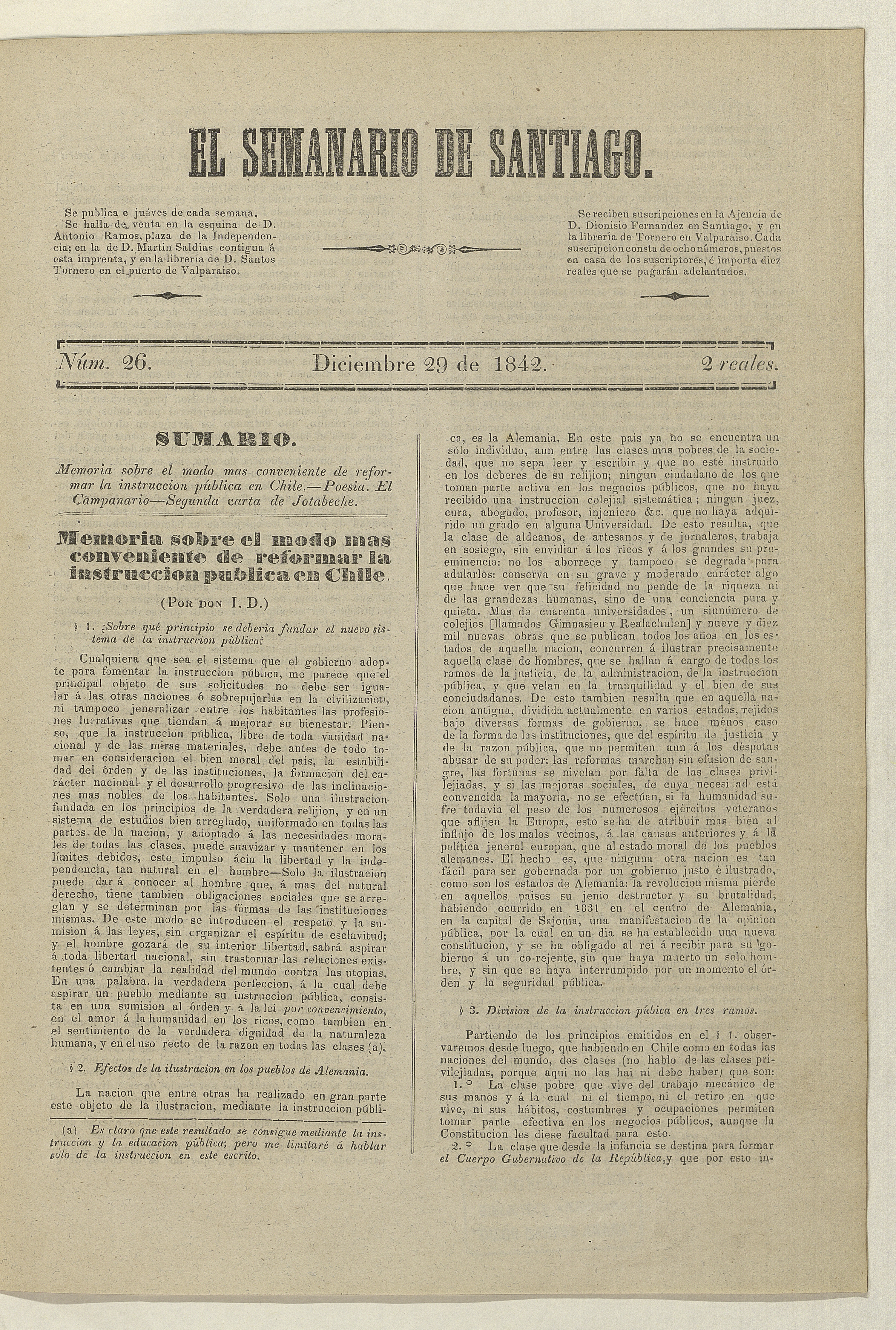 Segunda Carta de Jotabeche