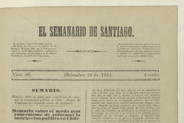 Memoria sobre el modo más conveniente de reformar la instrucción pública en Chile