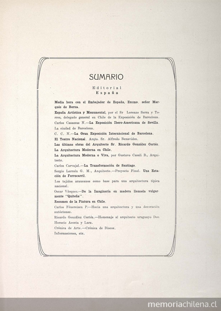 Arquitectura y arte decorativo. Año 1, número 6-7, noviembre de1929