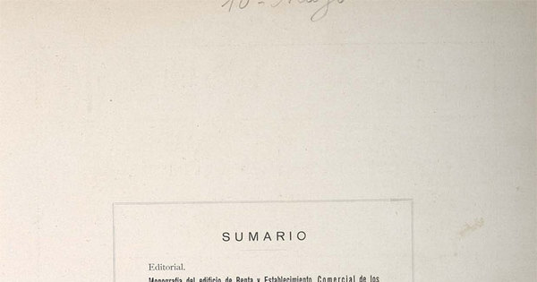 Arquitectura y arte decorativo. Año 1, número 10, mayo de 1930