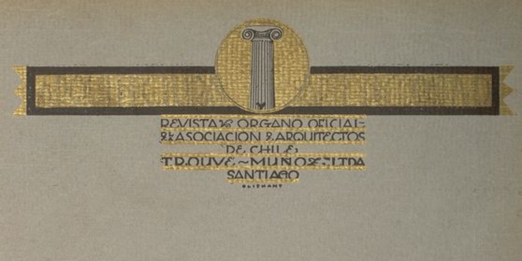 Arquitectura y arte decorativo. Año 2, número 1, noviembre de 1930