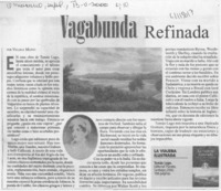 Vagabunda refinada  [artículo] Valeria Maino