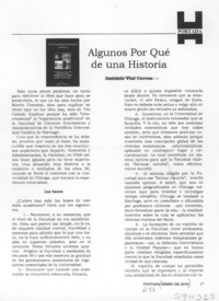 Algunos por qué de una historia  [artículo]