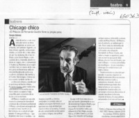 Chicago chico  [artículo] Sergio Gómez