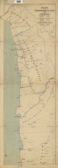 Plano de los ferrocarriles de Chile Ferrocarriles del Estado y ferrocarriles de propiedad particular.