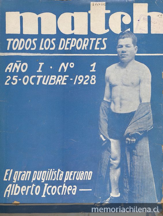 Match: año 1, número 1, 25 de octubre de 1928