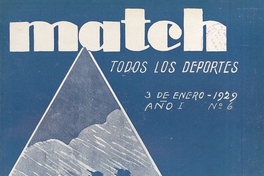 Match: año 1, número 6, 3 de enero de 1929