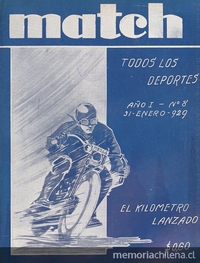 Match: año 1, número 8, 31 de enero de 1929