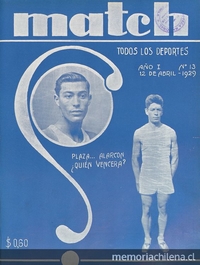 Match: año 1, número 13, 12 de abril de 1929