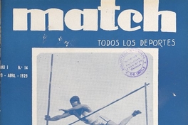 Match: año 1, número 14, 19 de abril de 1929