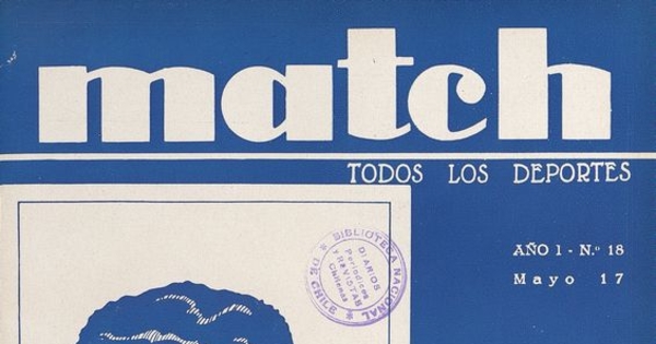 Match: año 1, número 18, 17 de mayo de 1929