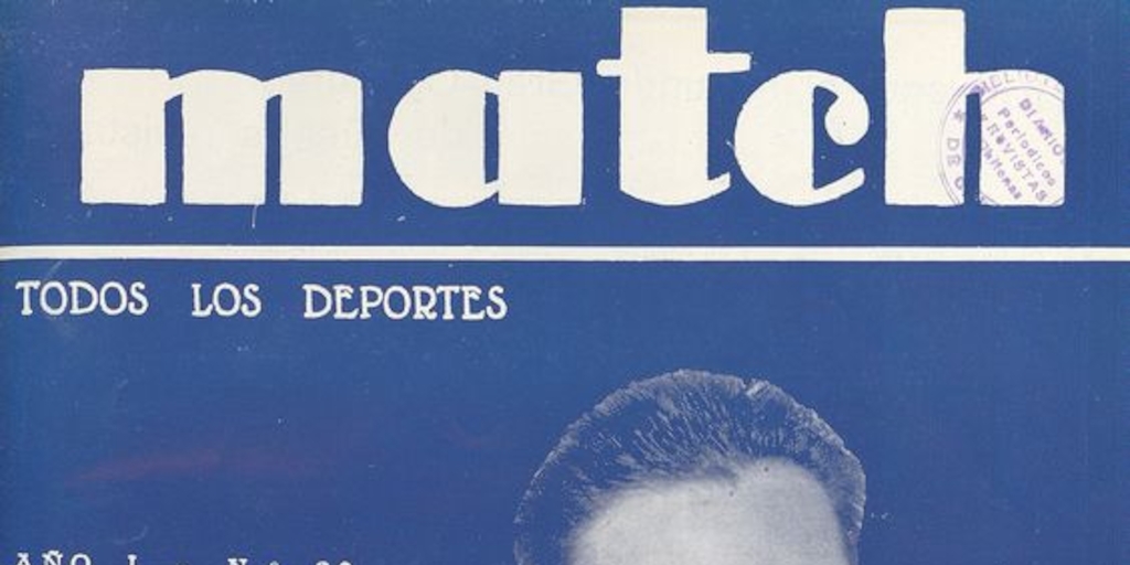 Match: año 1, número 20, 31 de mayo de 1929