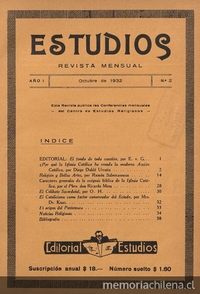 Estudios: número 2, octubre de 1932