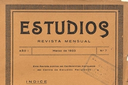 Estudios: número 7, marzo de 1933