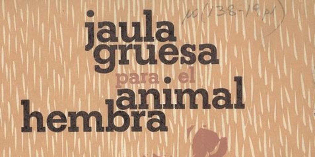 Jaula gruesa para el animal hembra