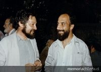  Federico Schopf junto a Raúl Zurita